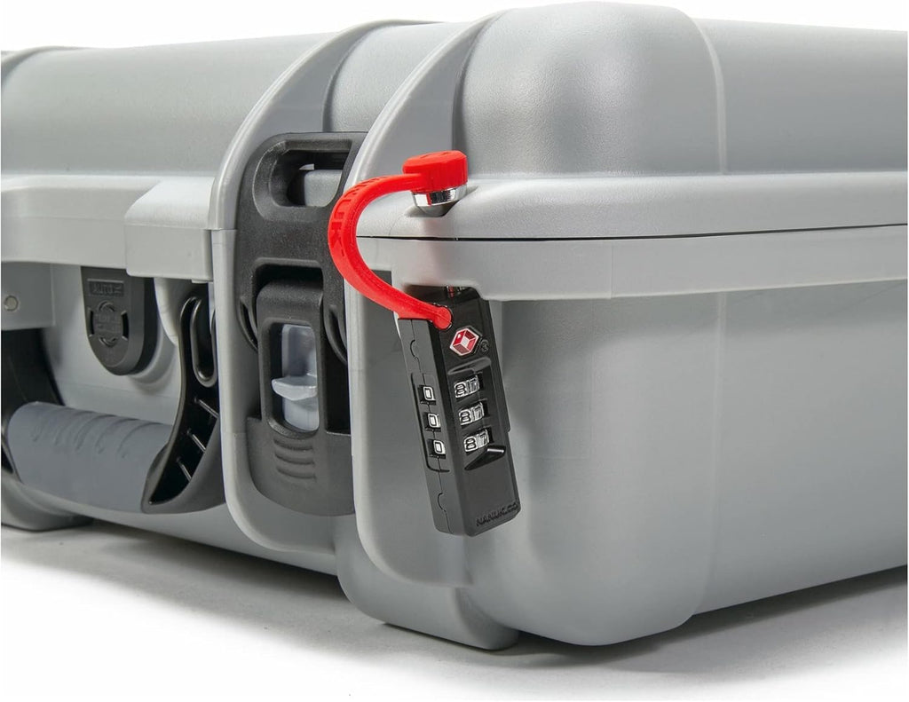 Waterproof Hard Case with Foam Insert (Orange) with TSA Approved Case Lock W61474