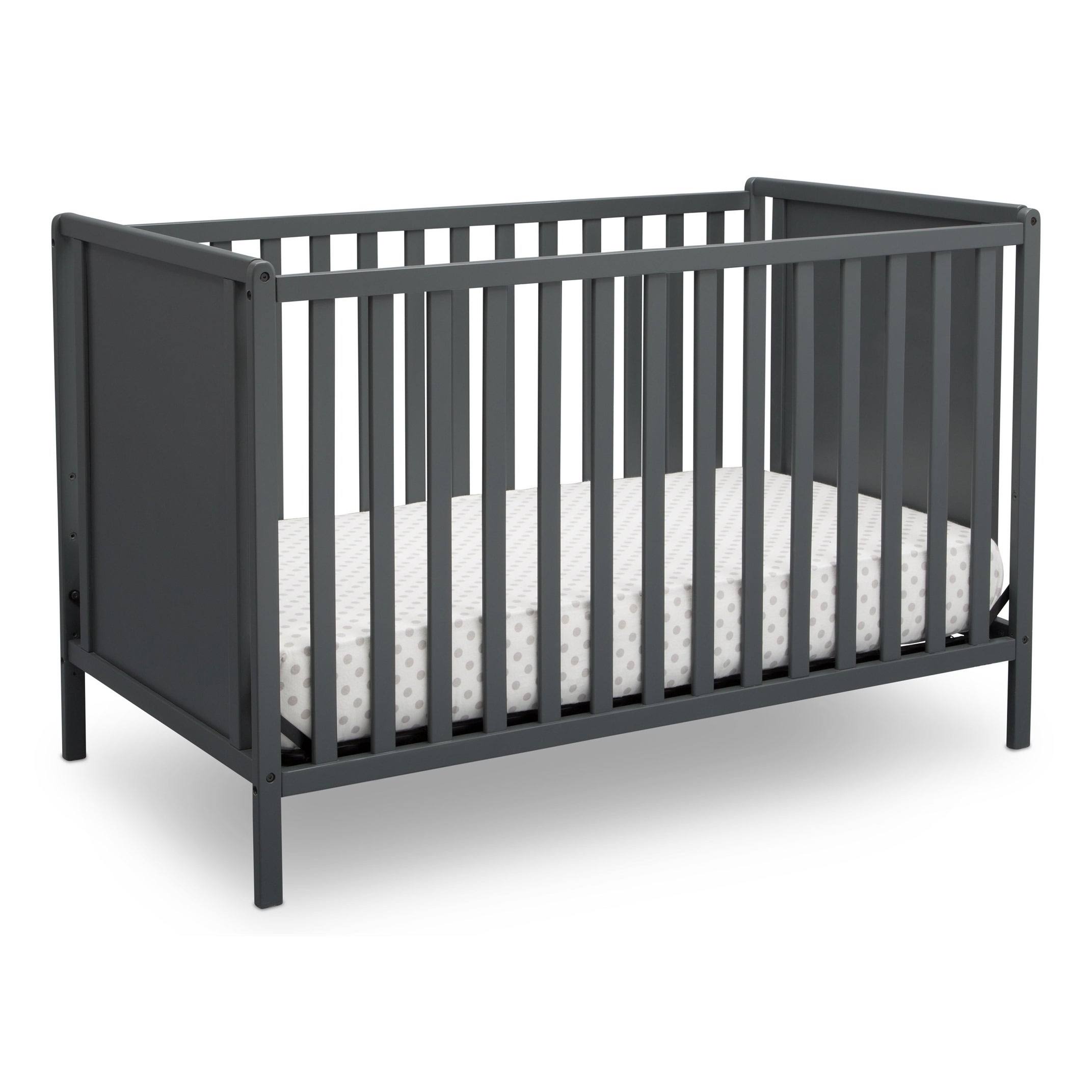 Charcoal Grey 4-in-1 Convertible Crib X8278