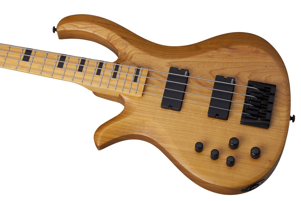 Left Handed Bass Guitar Aged Natural Satin S18174
