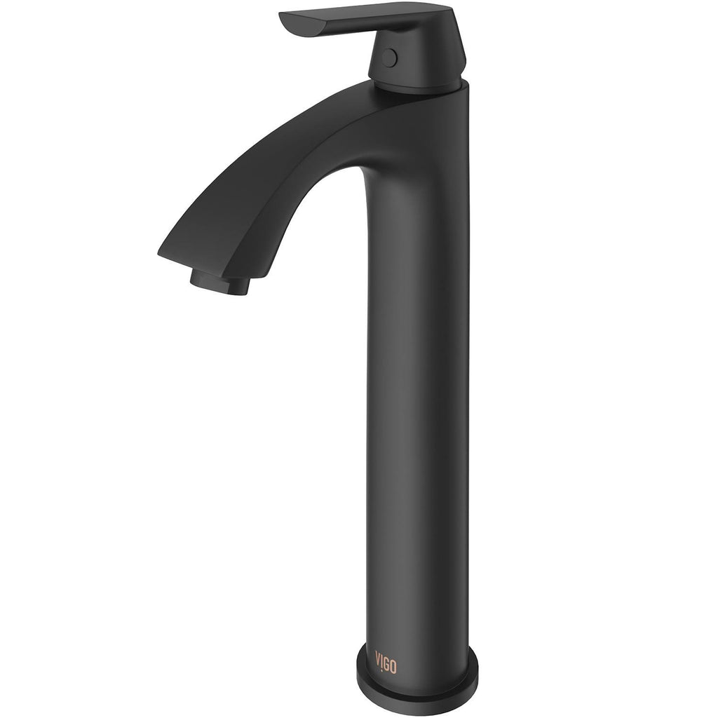 Matte Black Vessel Bathroom Faucet N9958