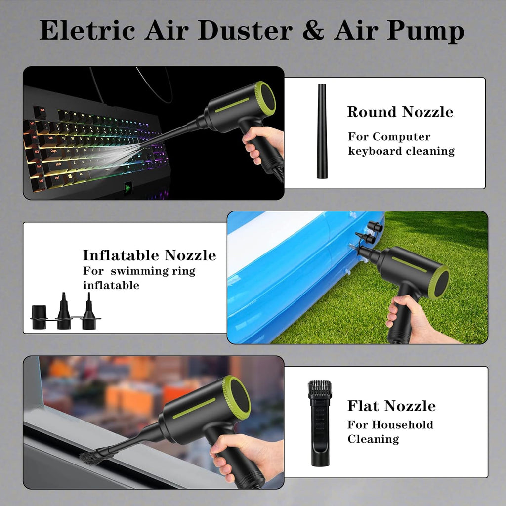 2 in 1 Compressed Air Duster Electric Air Blower U2101