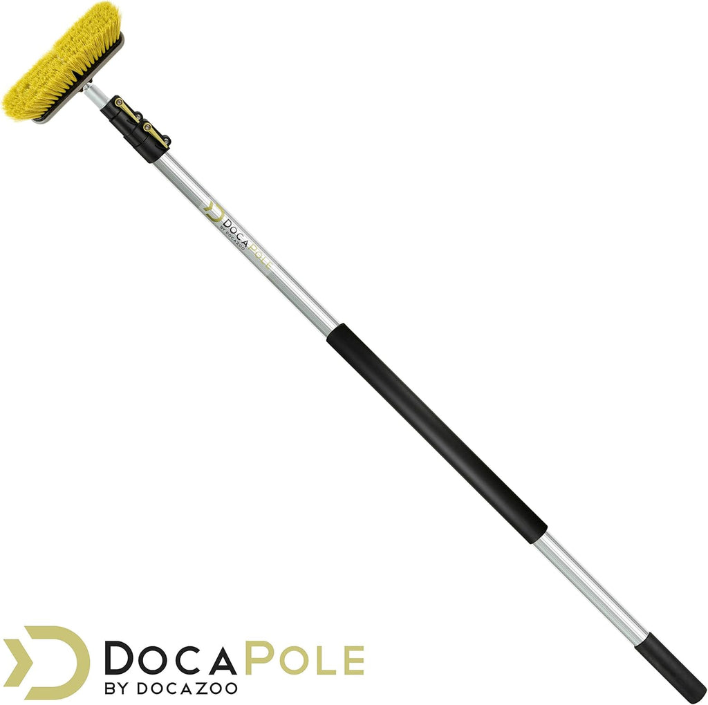 11 Inch Medium Bristle Deck Brush with 5-12 Foot Extension Pole X63181