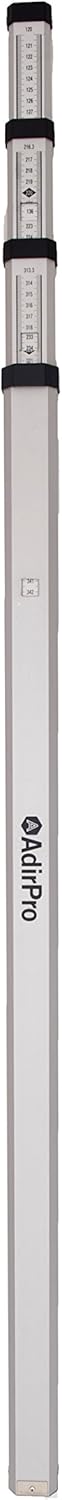 4 Meter Dual Sided Aluminum Grade Rod with Carrying Case Pack of 2 C336559