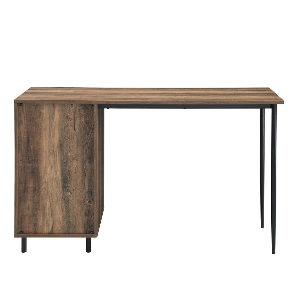 Reclaimed Barnwood 3 Drawer Executive Desk V498250
