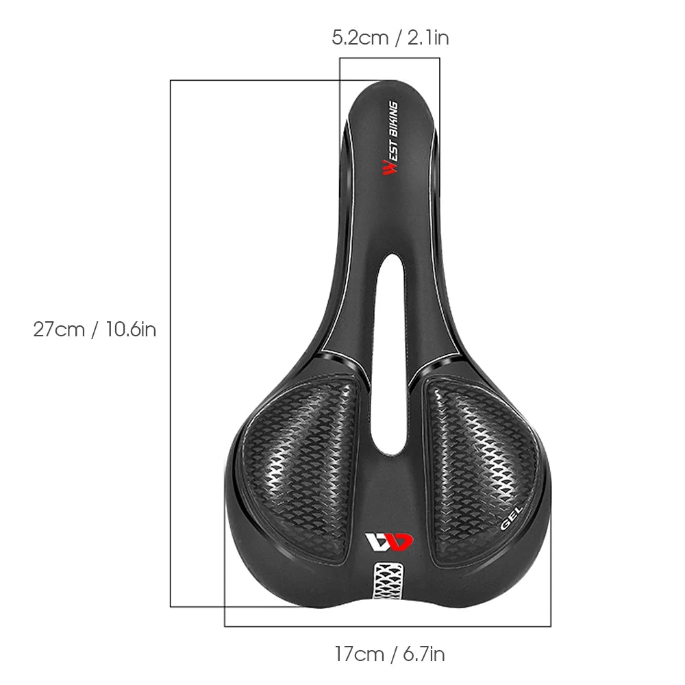 Bike Seat Cushion Padded Saddle V7161