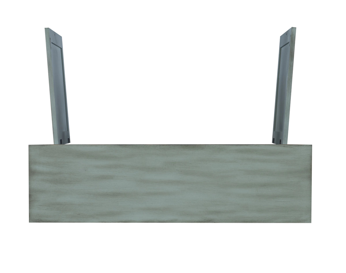 Blue 2-Door 2-Drawer Console Table with Shelves C482