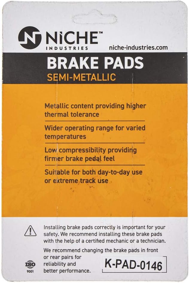 Semi-Metallic Brake Pad Set Pack of 2 H1844