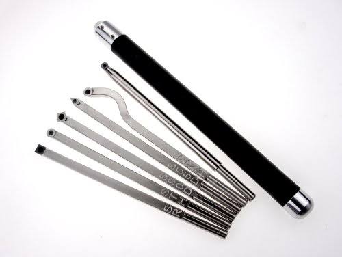 Carbide Wood Lathe Tools Set with Interchangeable Handle Y198235
