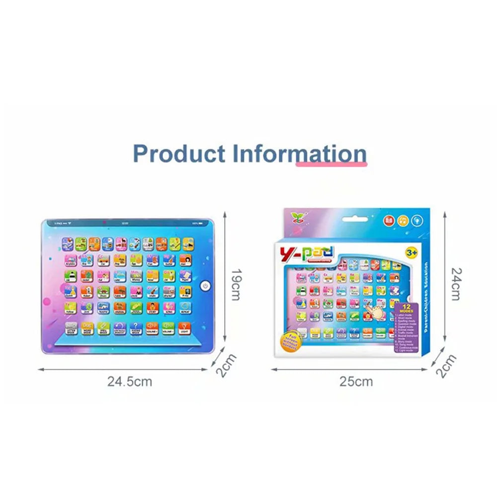 Toddler Learning Toy Kids Tablet Interactive Educational Electronic Toys S57763