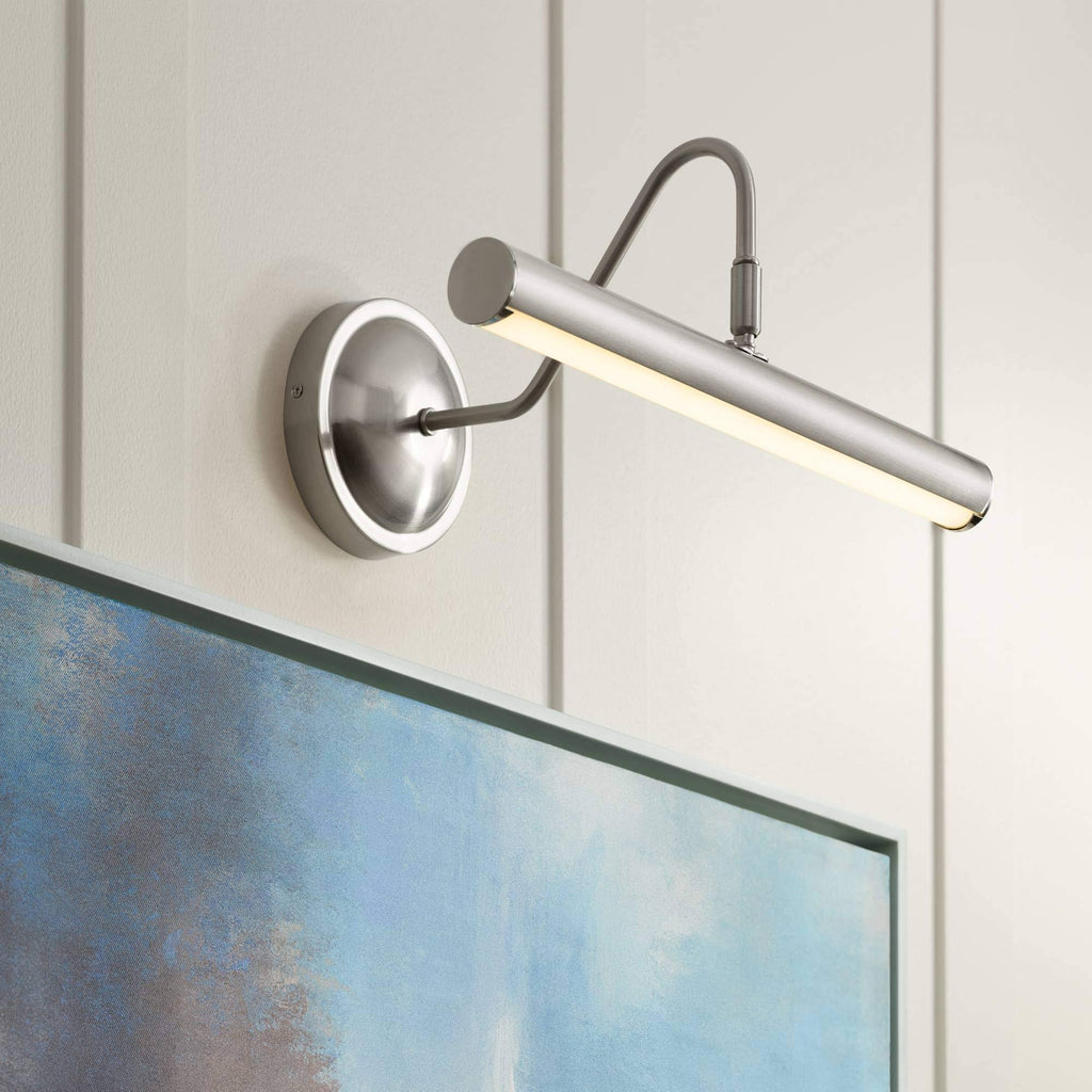 16x22 Wide Polished Nickel LED Picture Light U843081