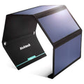 28W Foldable Portable Solar Charger with 2 USB Port, Waterproof M144
