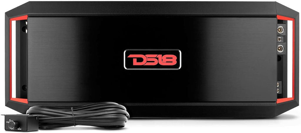 4-Channel 1600w Peak Car Amplifier with Remote Subwoofer Control D7508