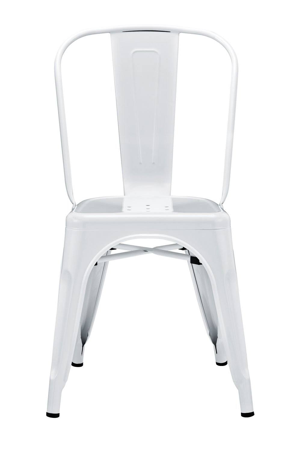 Navy Blue Metal Cafe Chair M498