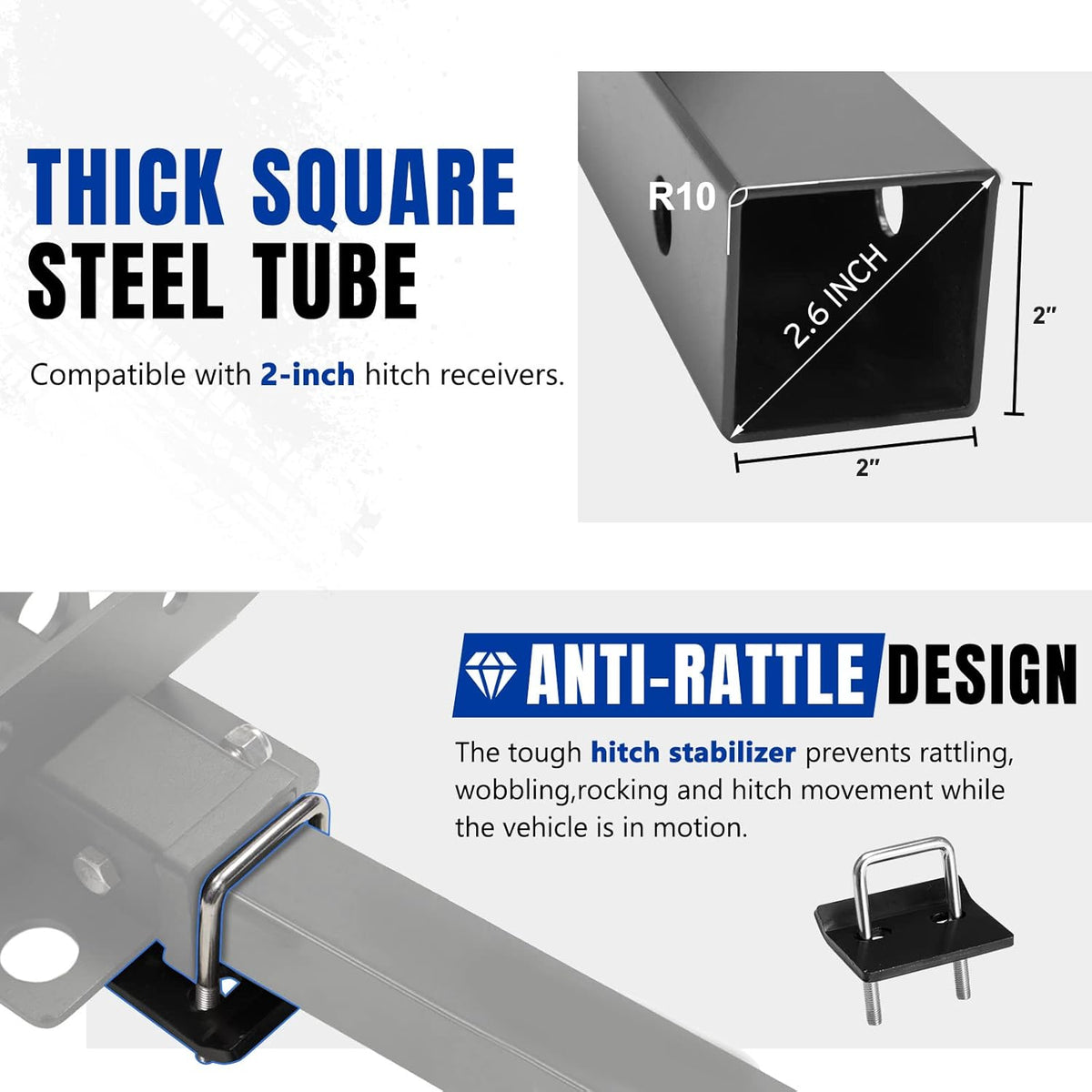 2-Bike Hitch Mount Carrier Rack F592
