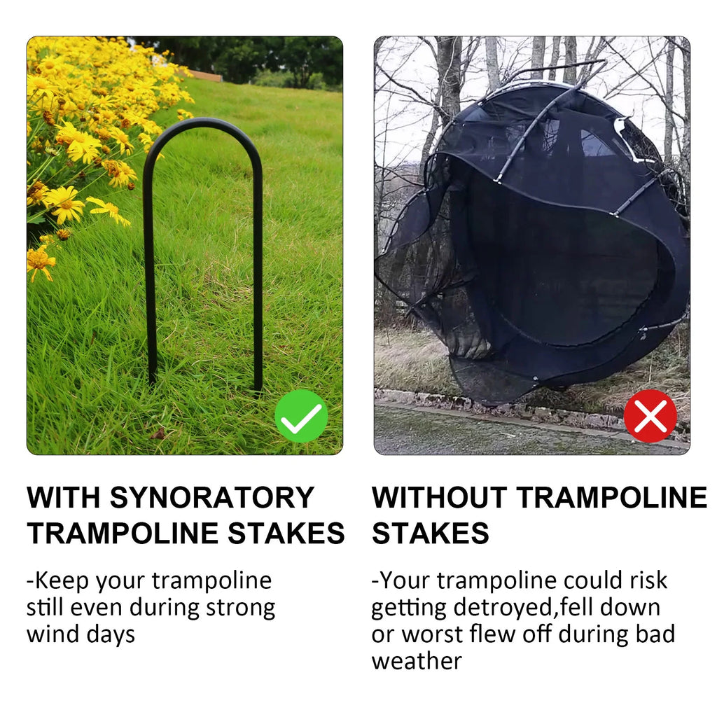 8 Pcs Heavy Duty Trampoline Ground Anchor Y69100