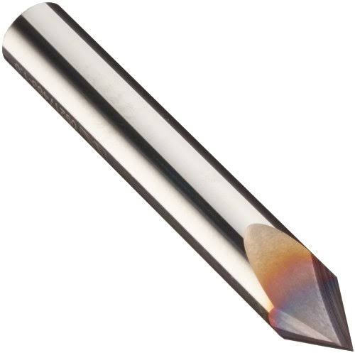Carbide Chamfering Mill, TiAlN Coated, 2 Flutes X381515