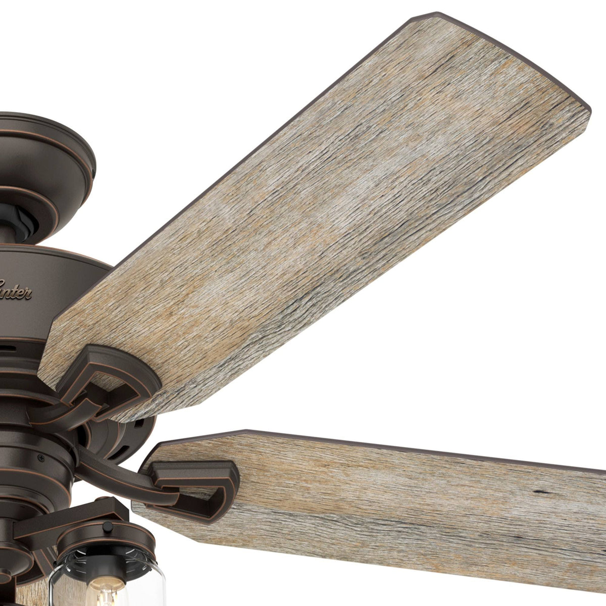 Brushed Nickel Ceiling Fan with LED Light L206607