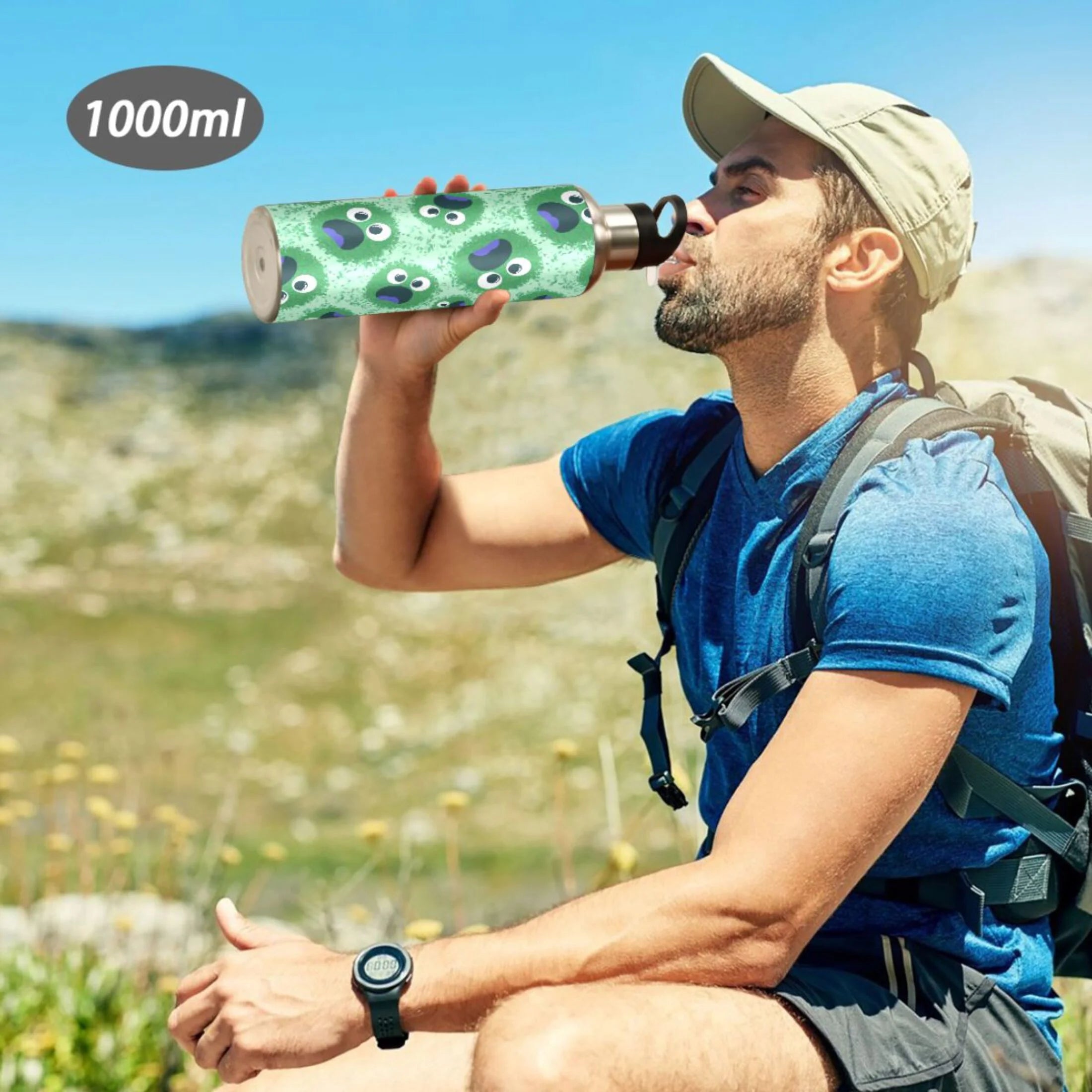 Stainless Steel Insulated Water Bottle with Straw Lid H79240