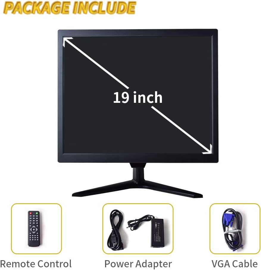 15" LCD Security Monitor with Built-in Speaker H678