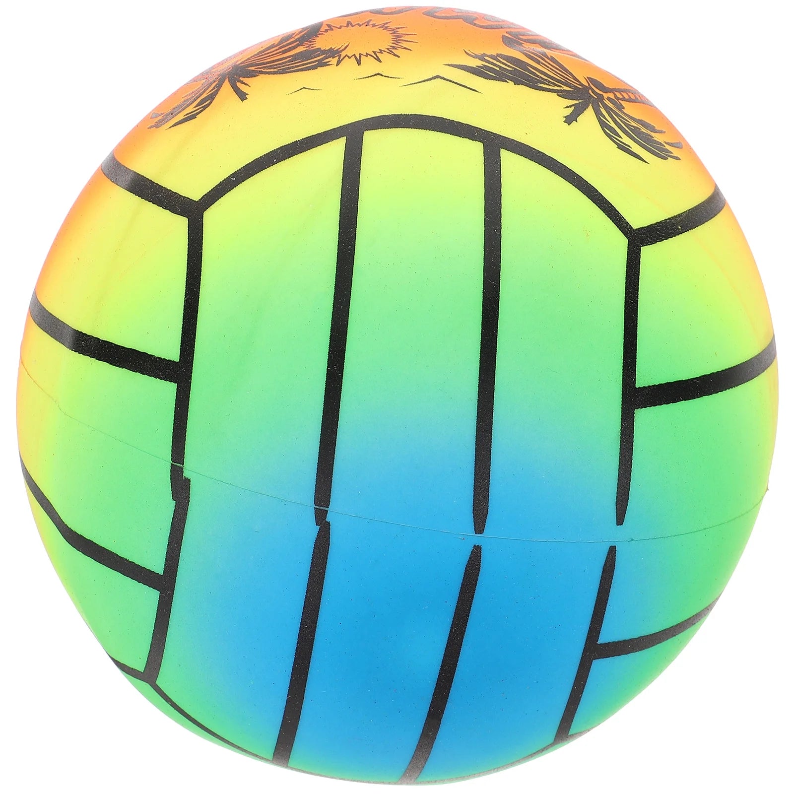 Inflatable Rainbow Volleyball Beach Ball K8013