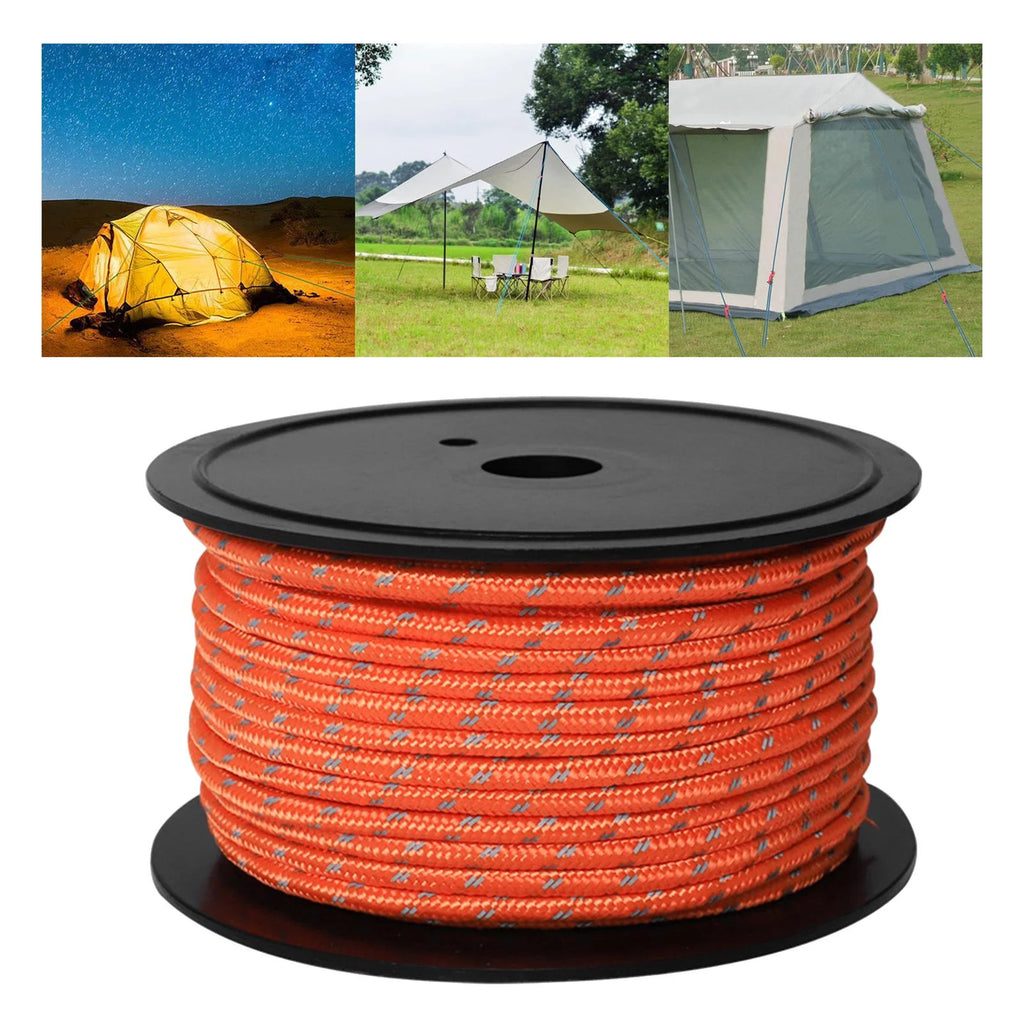 Orange Reflective Tent Rope Guylines I632274