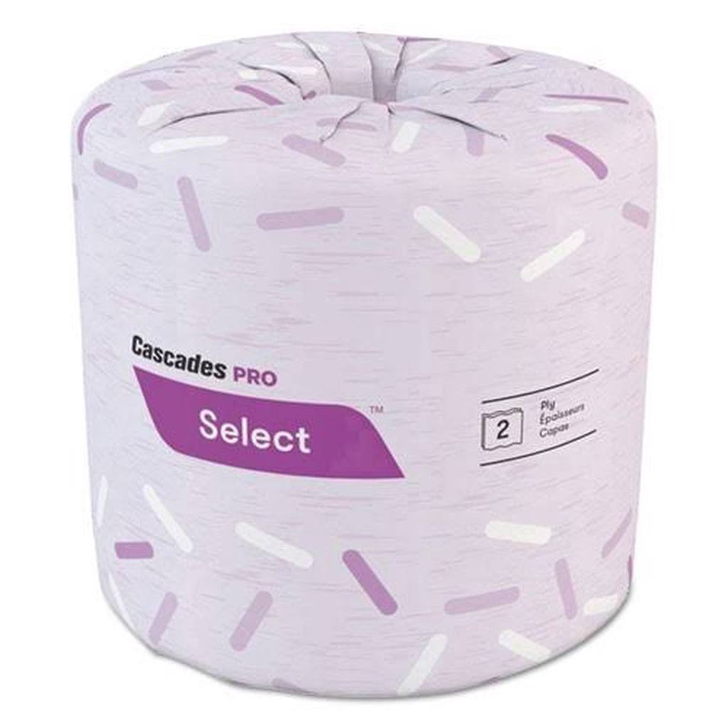 White 2-Ply Bath Tissue, 500 Sheets/Roll, 96 Rolls/Carton N327