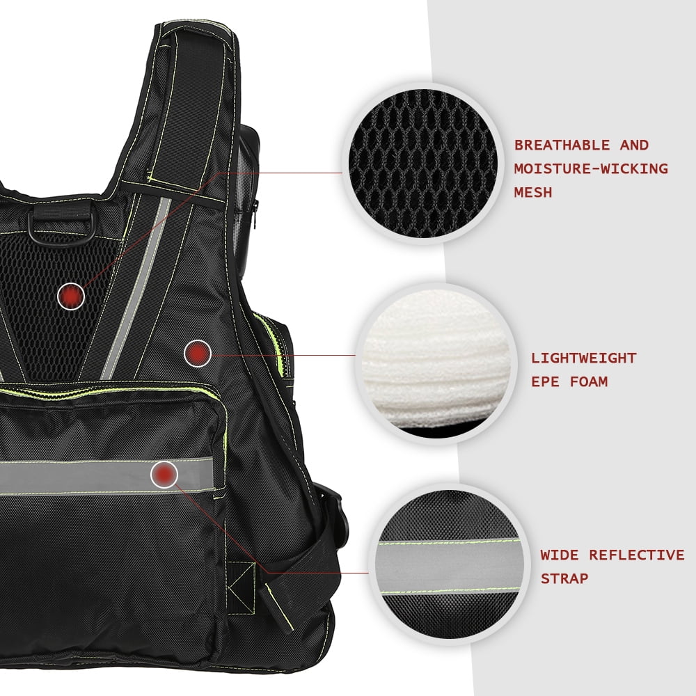 Fishing Floatation Vest with Multiple Pockets C970373