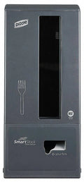 Fork Cutlery Dispenser, Gray, Capacity 160 A842925