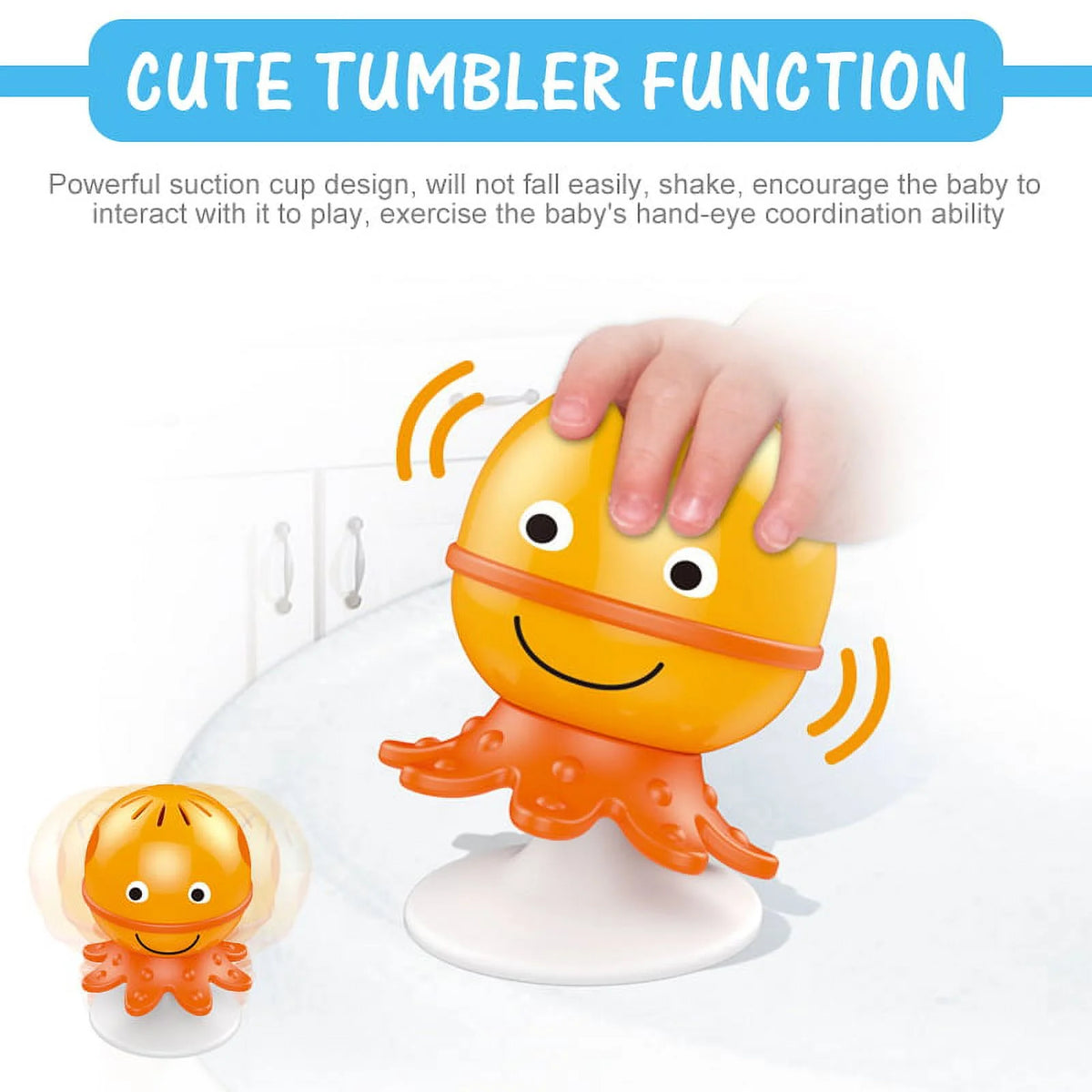 3 Pack Baby Rattles Set Suction Cup Toys U383861