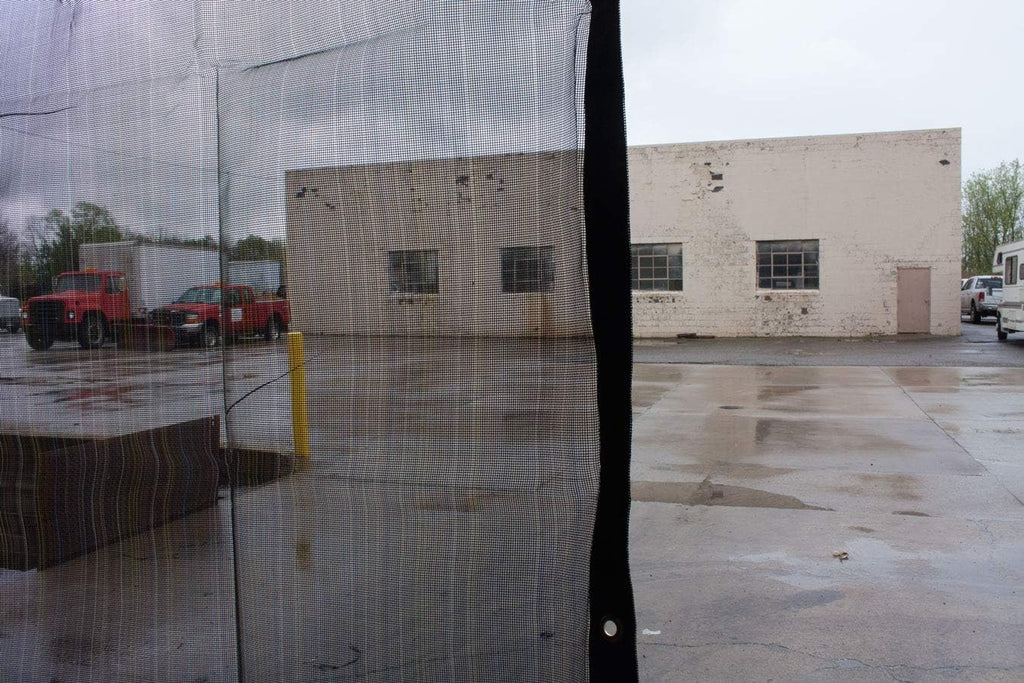 10oz Multi Mesh Tarp PVC Coated Poly Shade (10' x 26') O6982