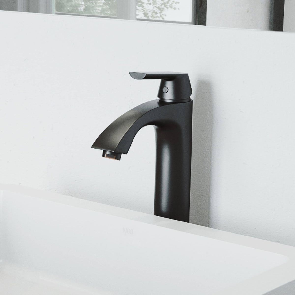 Matte Black Vessel Bathroom Faucet N9958