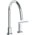 Polished Chrome 2 Hole Gooseneck Kitchen Faucet E1522