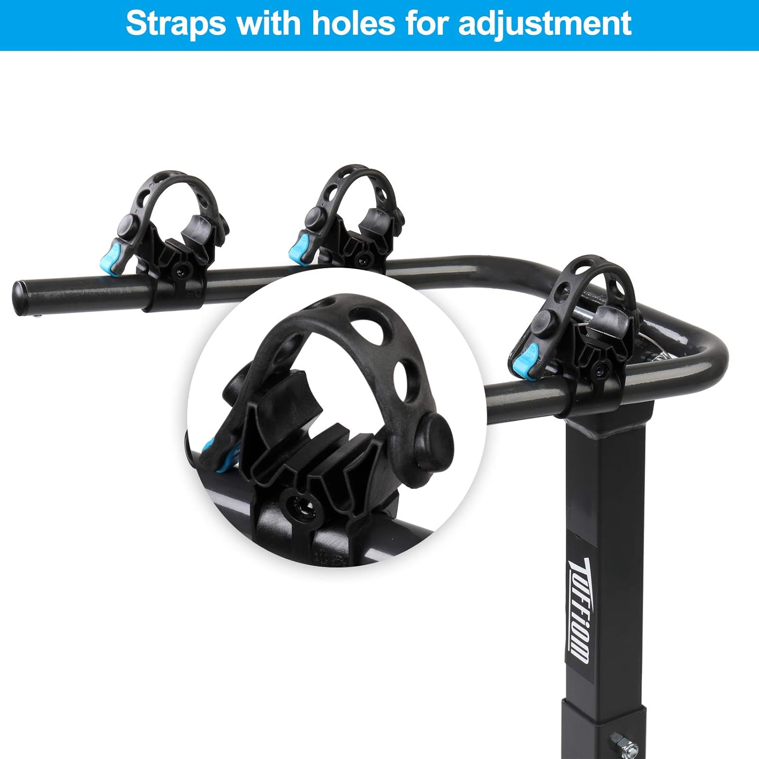 2-Bike Hitch Mount Rack with 2Inch Hitch Receiver, Black E34820