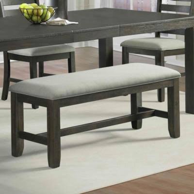 Charcoal/Grey Dining Bench C459