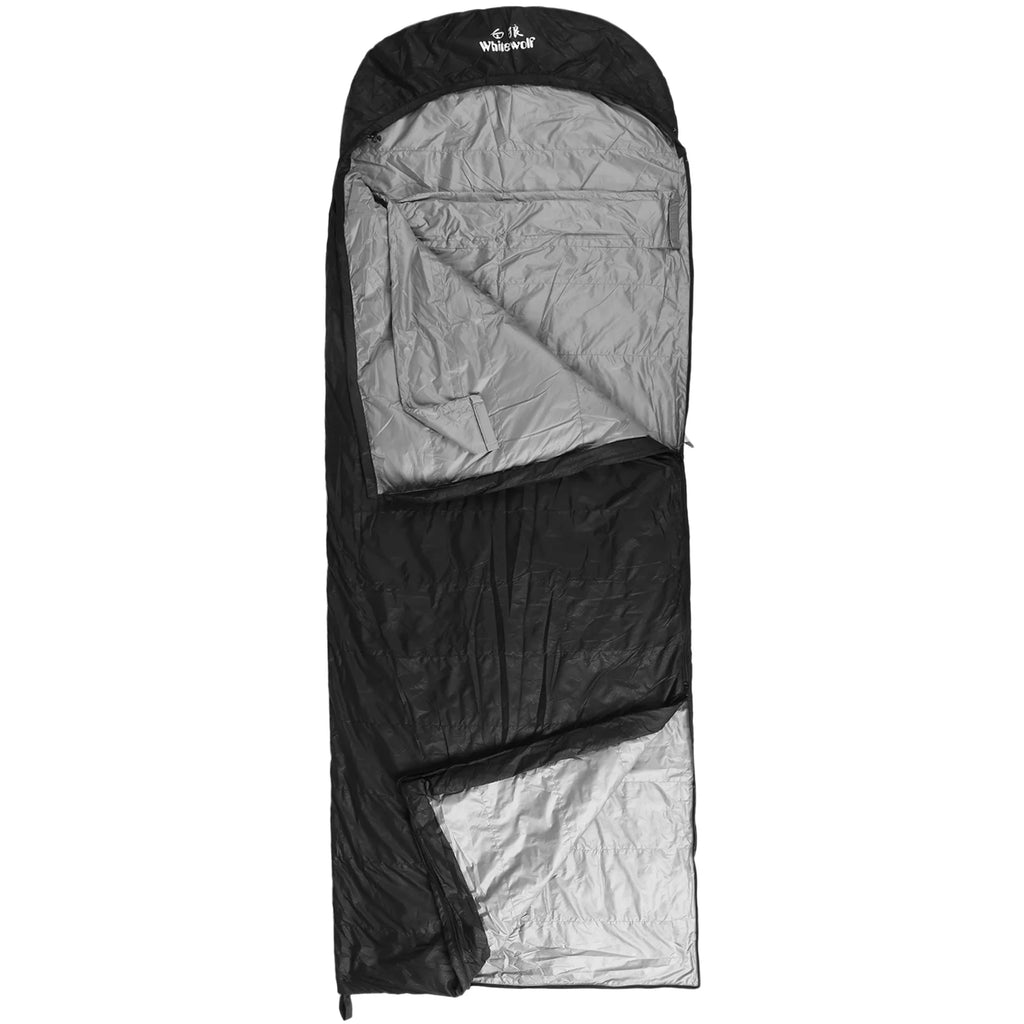 95% White Goose Down Lightweight Sleeping Bag 210x80cm with Storage Bag Z768928