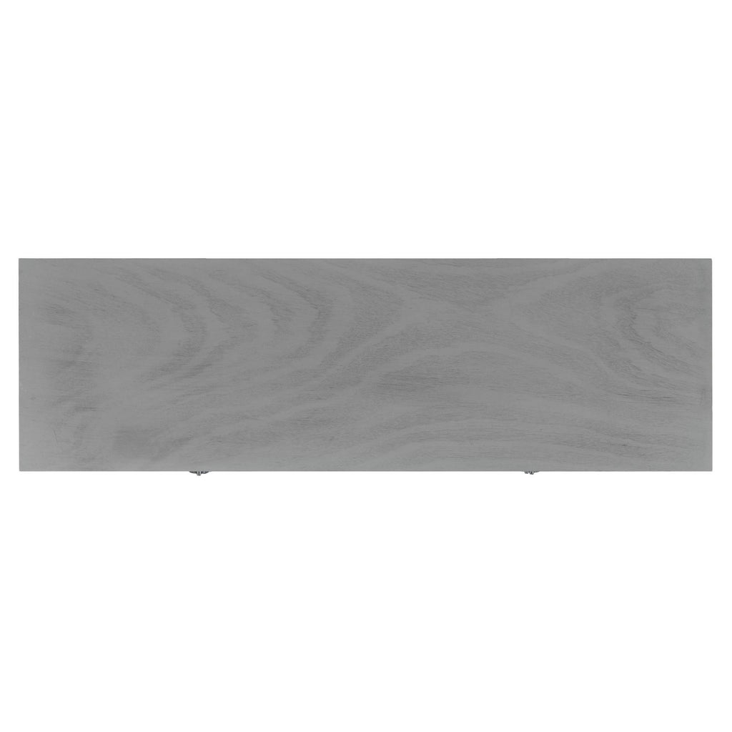 4 Drawer Console Table Distressed Grey Y203099