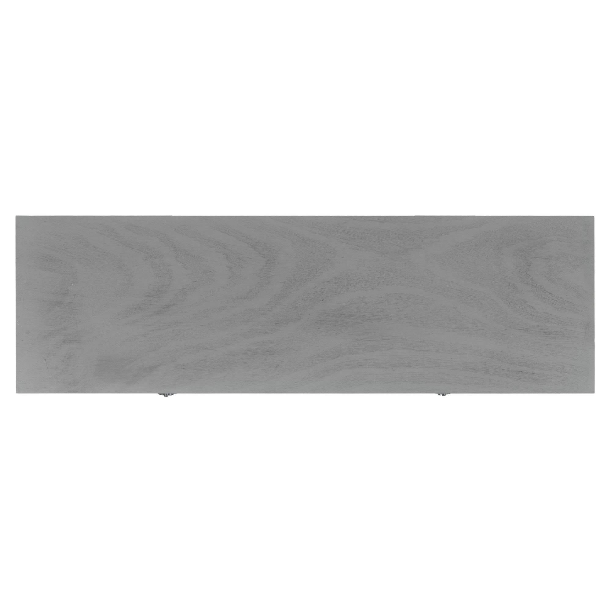 4 Drawer Console Table Distressed Grey Y203099