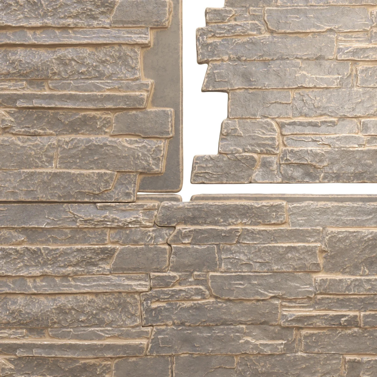 Faux Stone Siding Panel U929