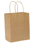 200-Piece Kraft Paper Shopping Bag with Handles B123