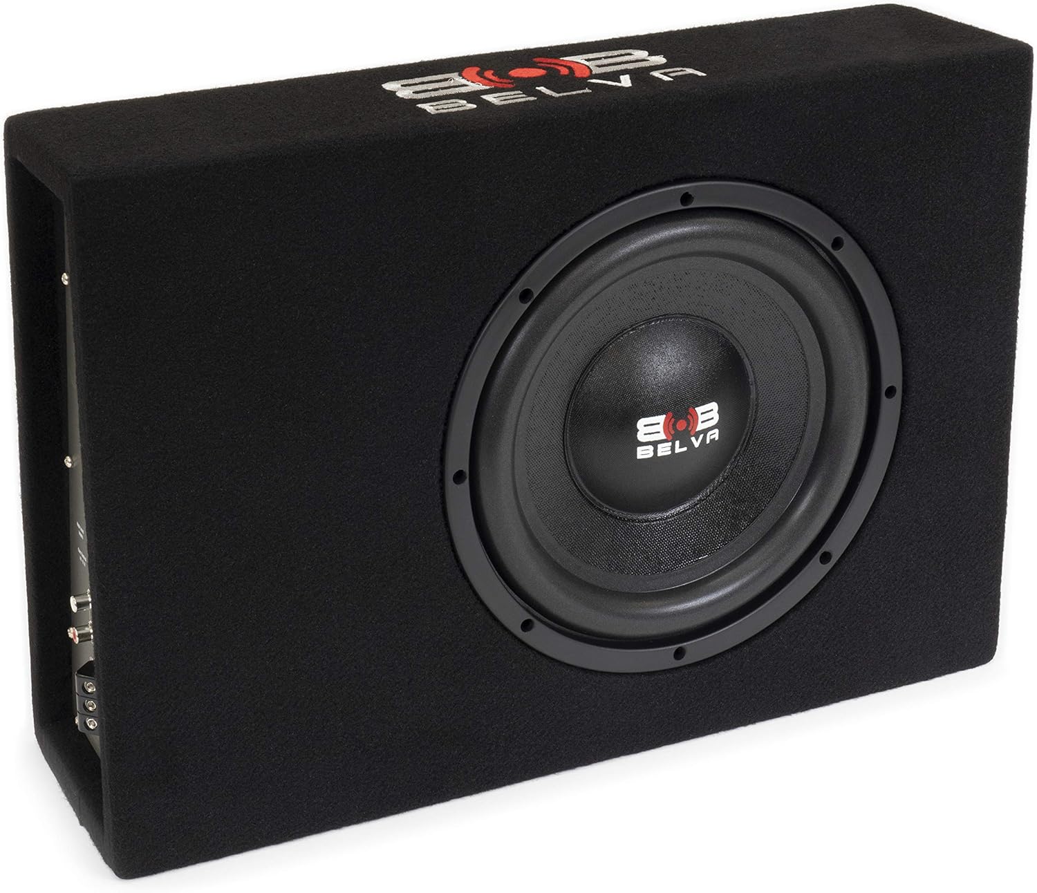 600 Watt Peak 10-inch Amplified Loaded Subwoofer Box V14837