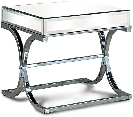 Brass Glass Top End Table A272298