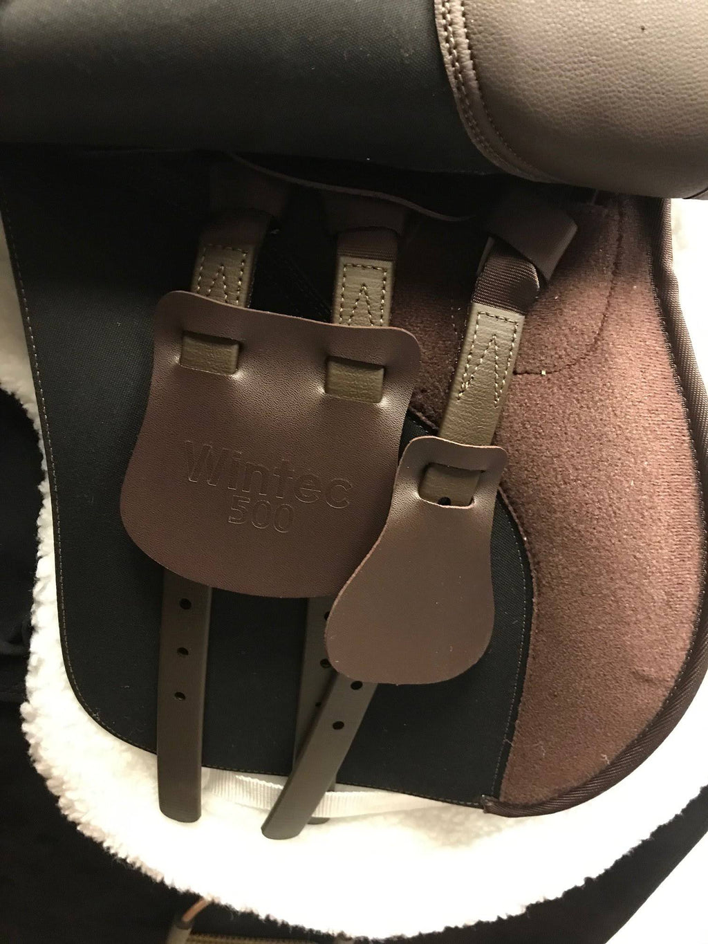 Brown Flocked All Purpose Saddle L987