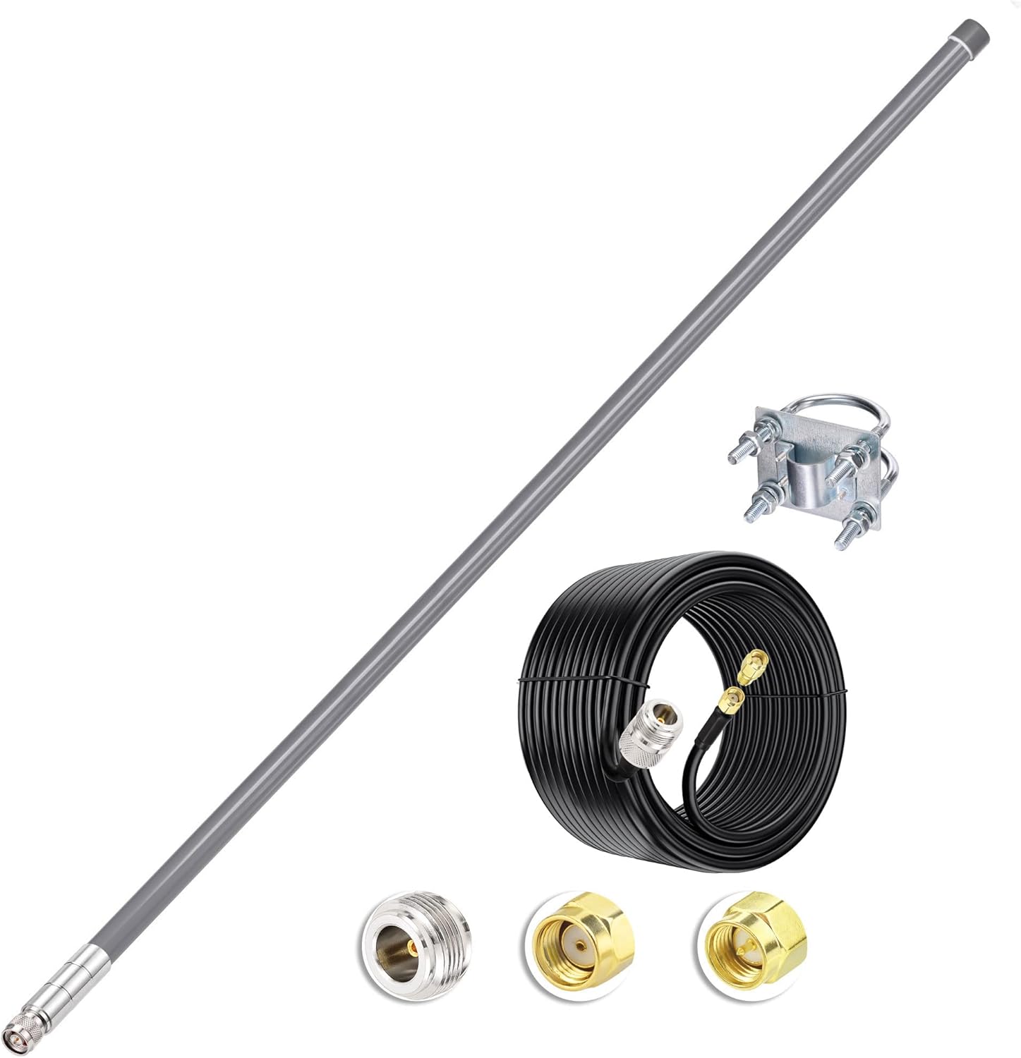 Lora Antenna 915mhz 4dbi with 10ft Cable Pack of 2 R68657