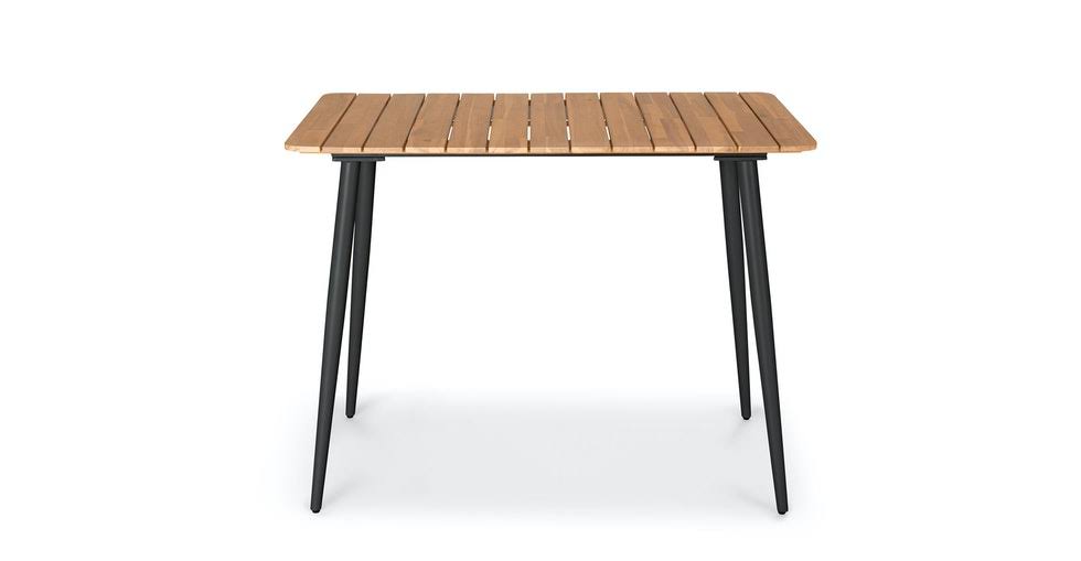 Acacia Bar Table with Slate Metal Legs I8537