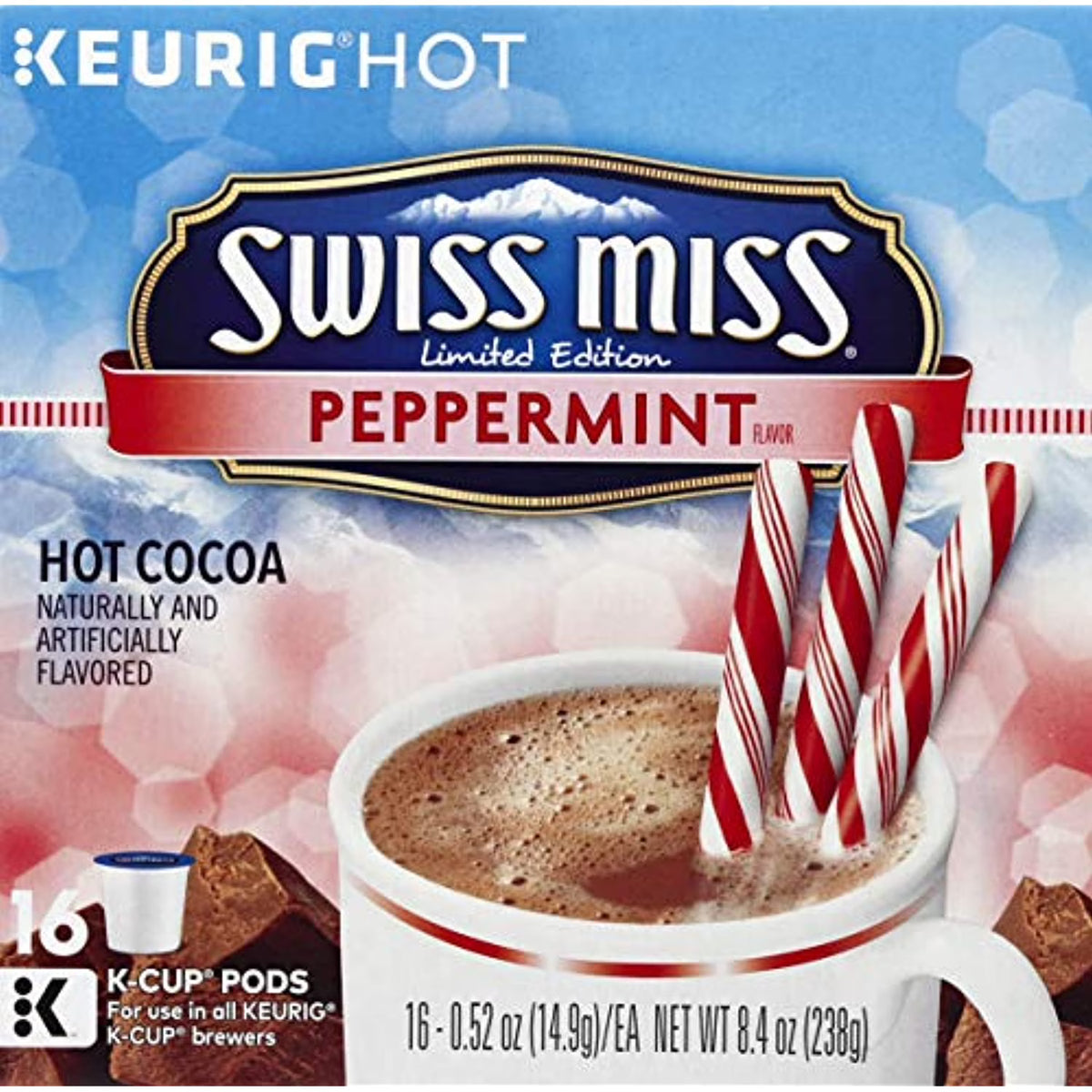 16 Count Peppermint Hot Cocoa K-Cups S96645
