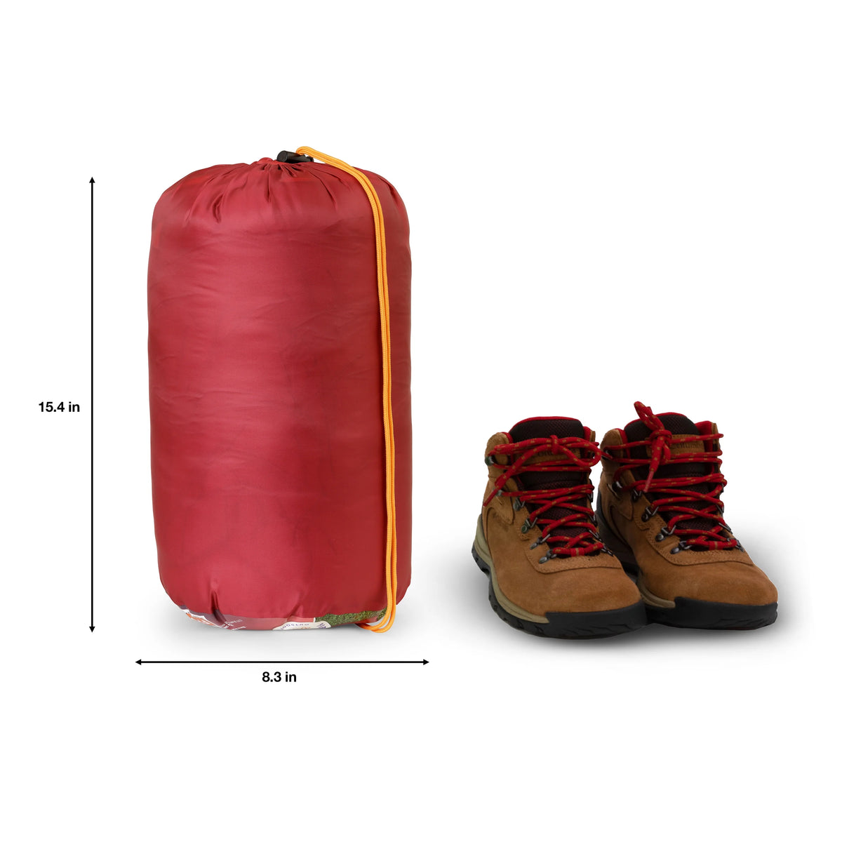 Red/Orange Youth Mummy Sleeping Bag R8528