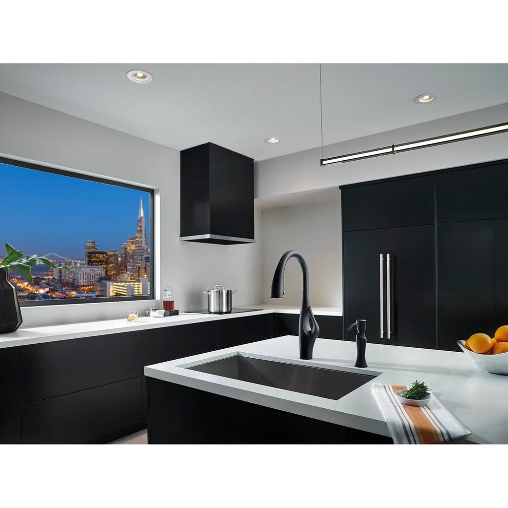 Black Pull-Down Kitchen Faucet E5591