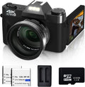 4K 48MP Digital Camera with 32GB SD Card and 2 Batteries I799