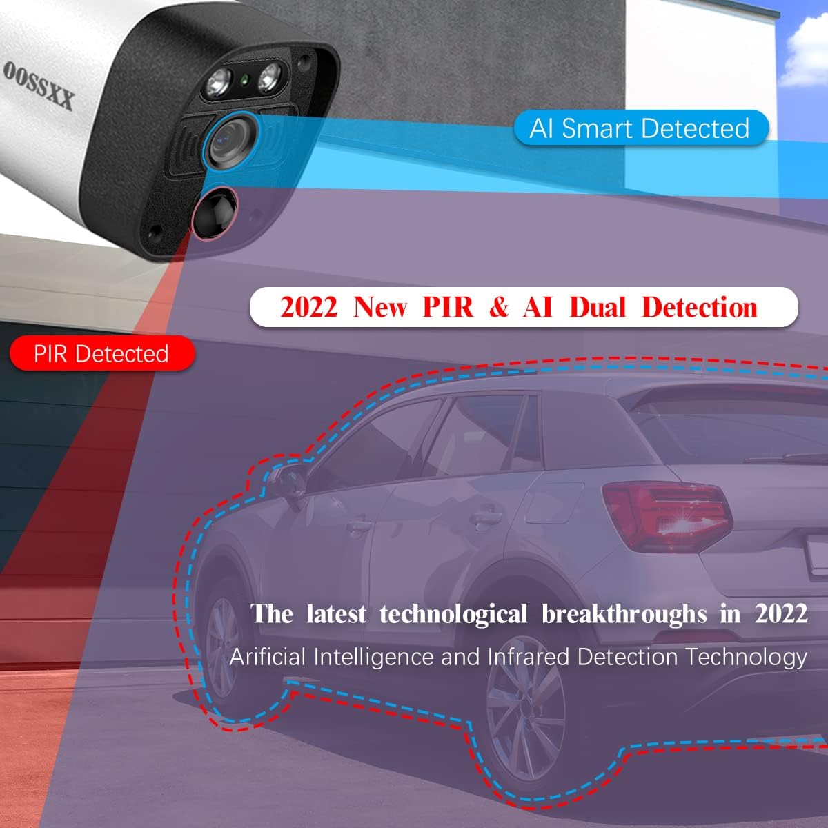 2K 3.0MP Wireless Security Camera System, 8 Channel NVR with 4TB HDD W7245