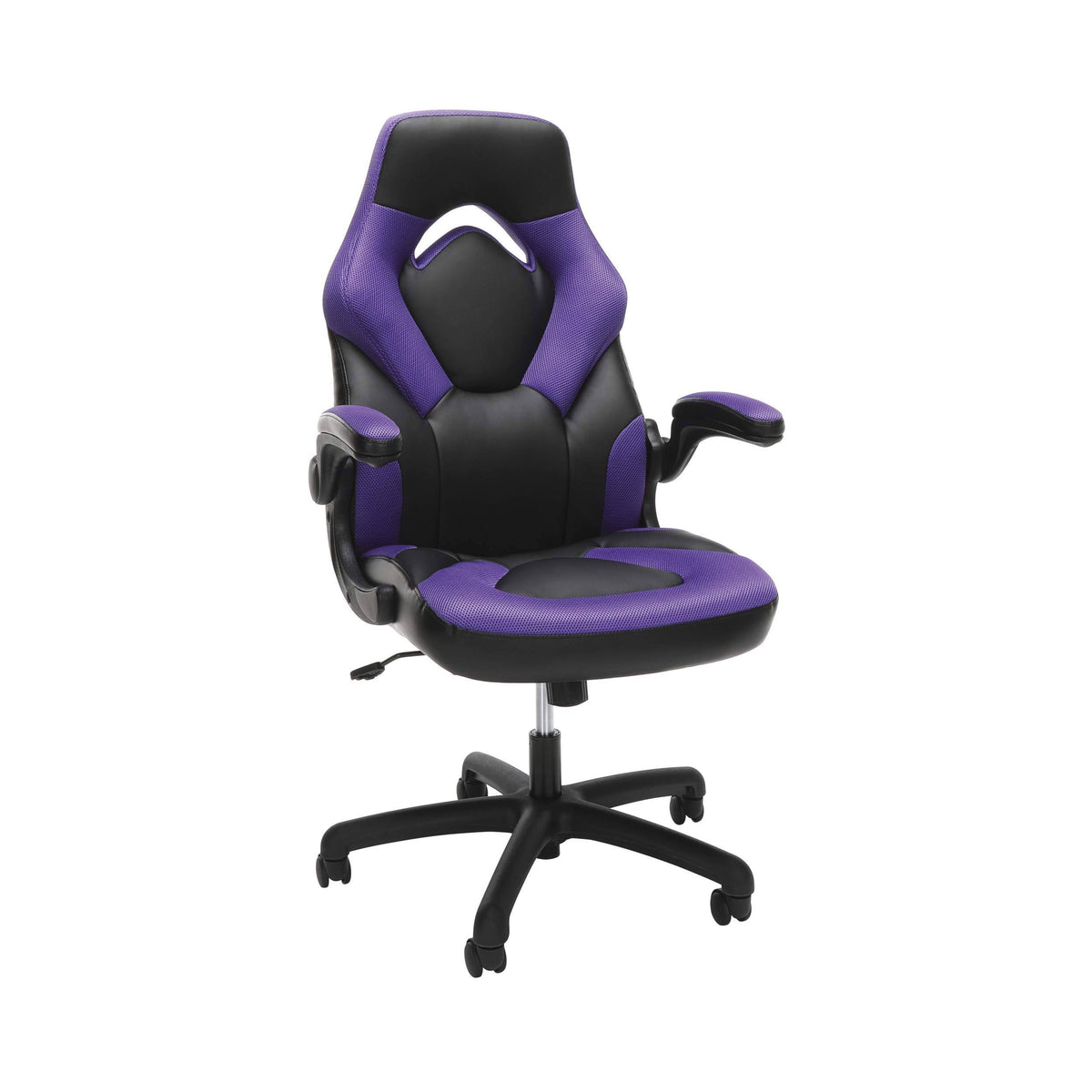 Bonded Leather Gaming Chair Purple F579